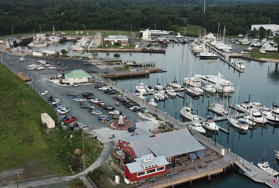 An image of the Cape Charles Harbor. Another fun things to do in cape charles va.